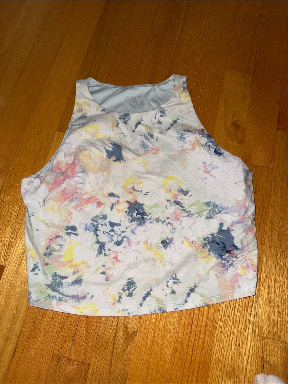 Blue workout tank